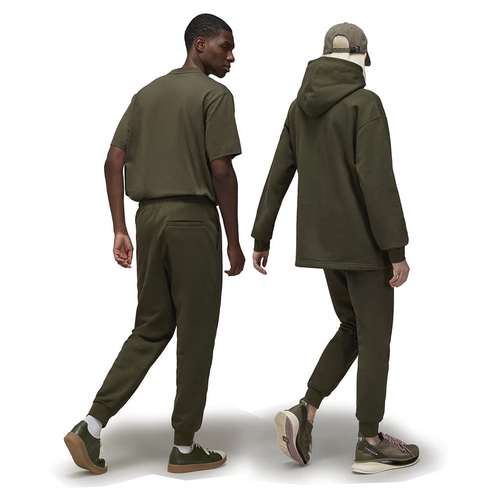 Y-3 BRUSHED TERRY CUFFED JOGGERS