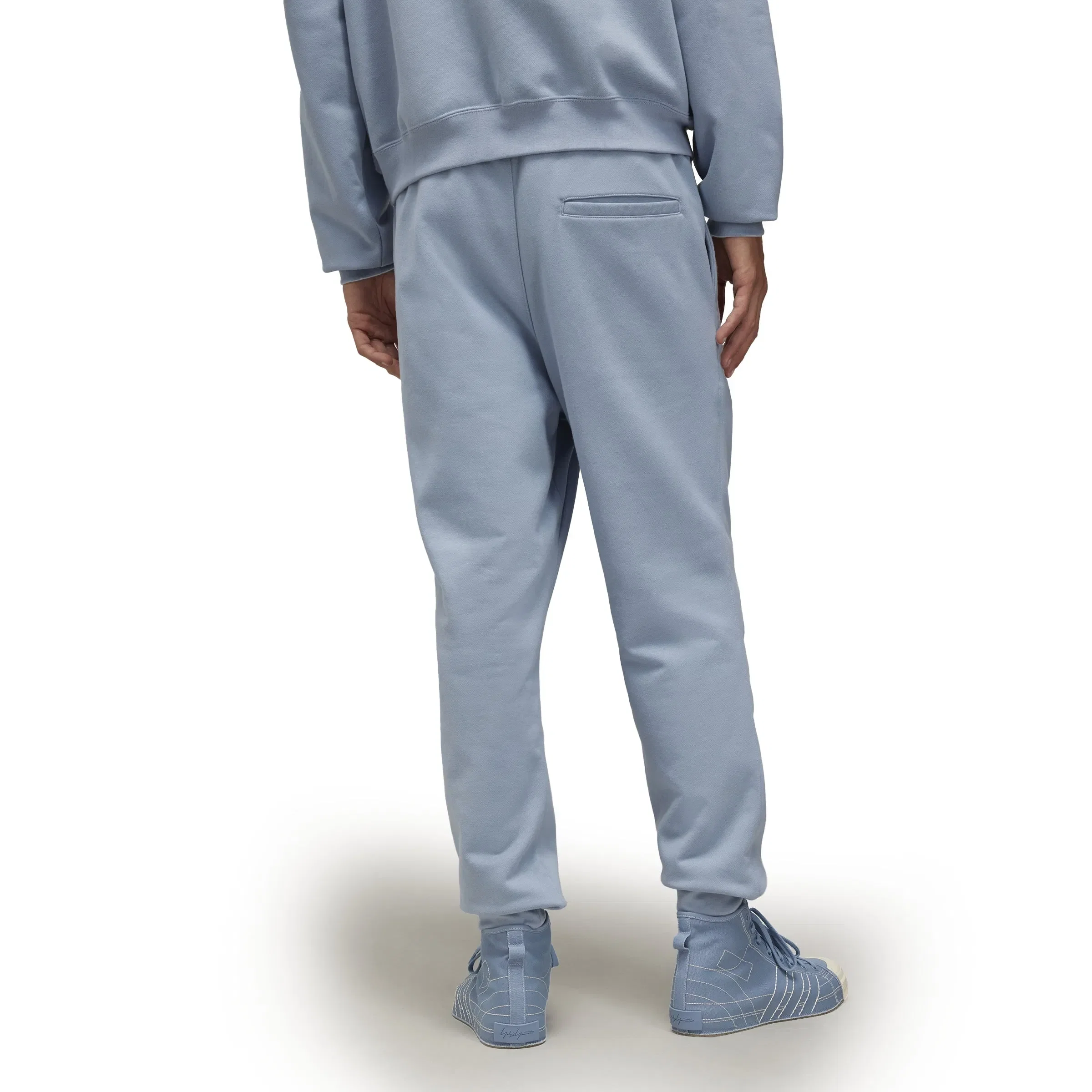 Y-3 BRUSHED TERRY CUFFED PANTS