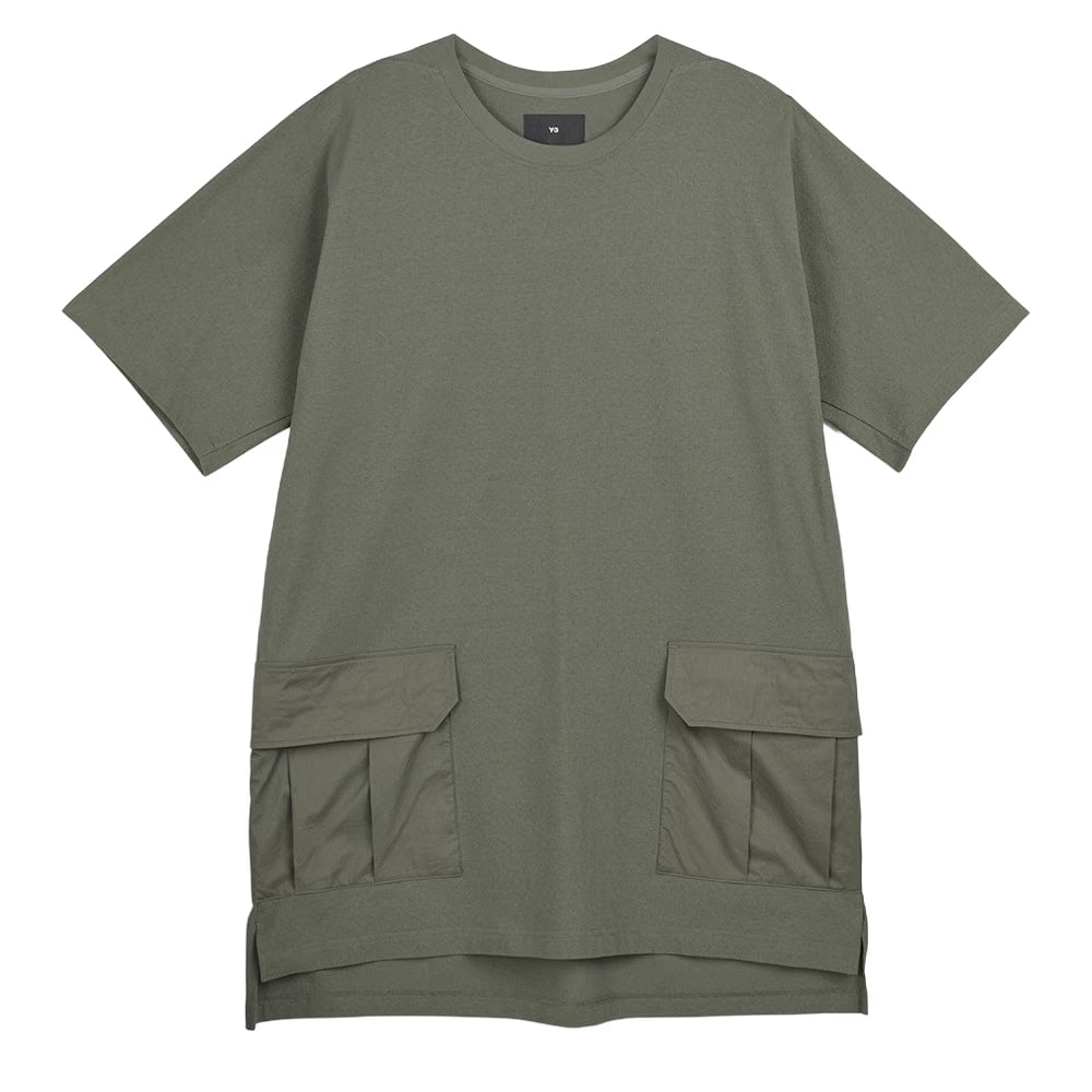Y-3 CREPE JERSEY SHORT SLEEVE POCKET TEE (UNISEX)