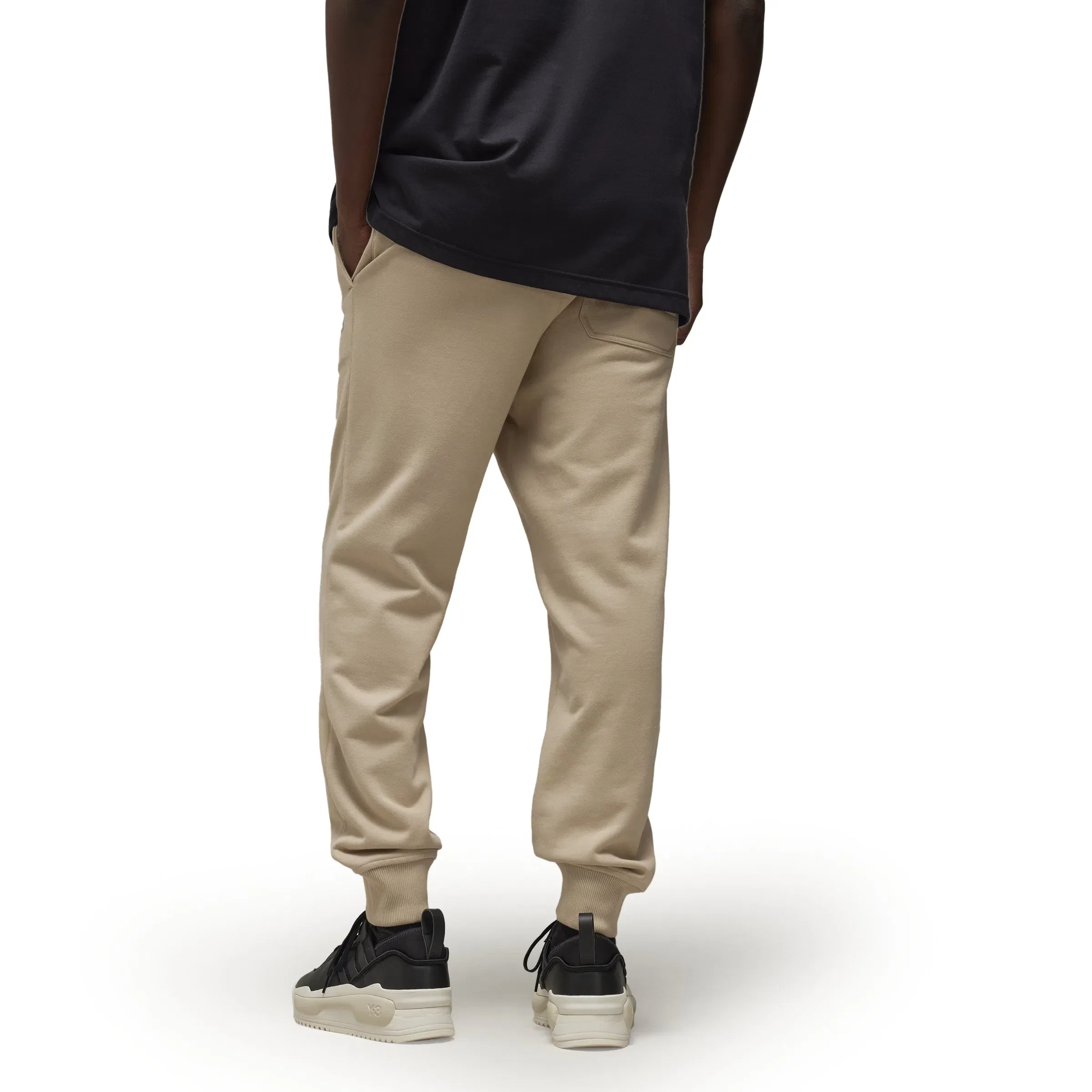 Y-3 FRENCH TERRY CUFFED PANTS (MEN)