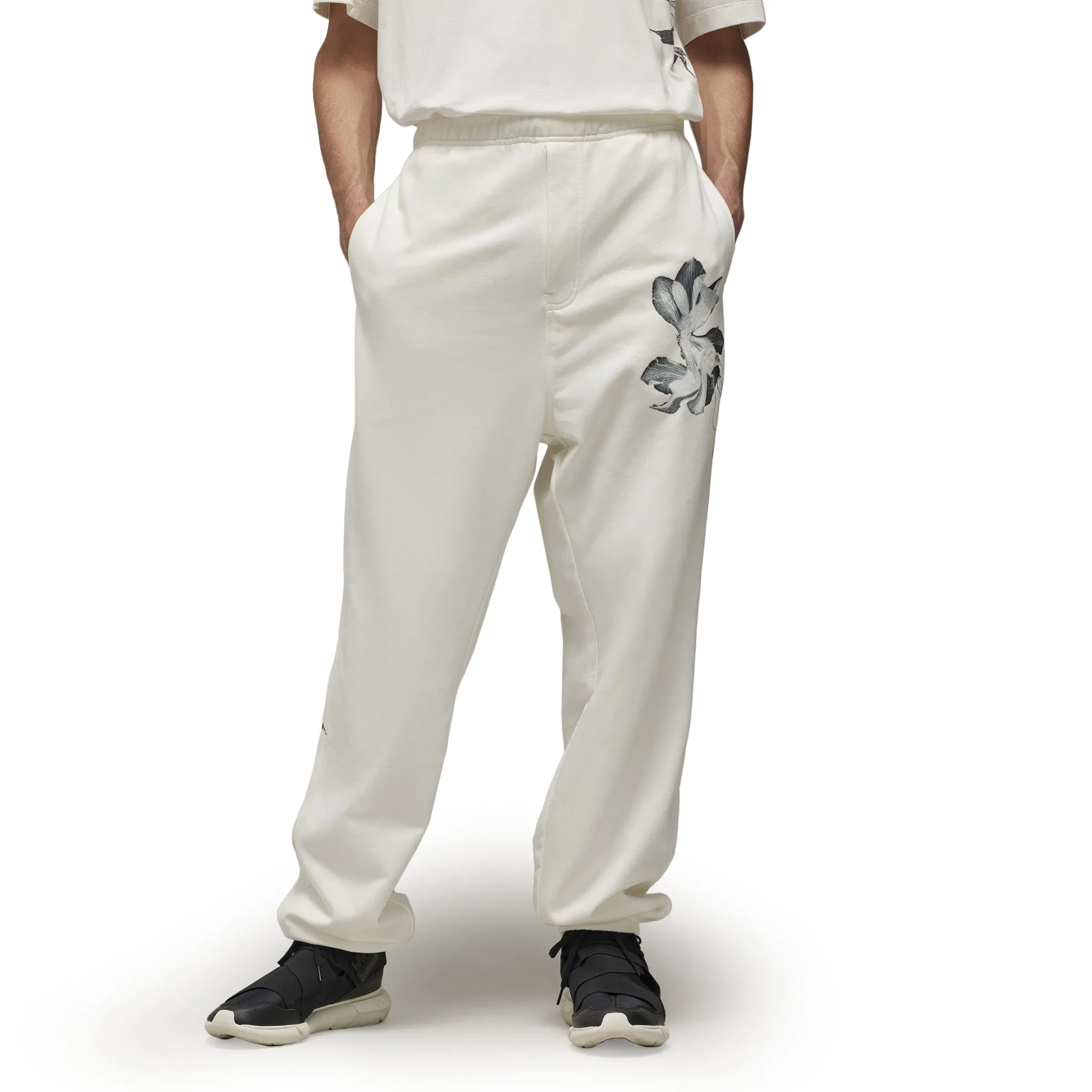Y-3 GRAPHIC FRENCH TERRY PANTS (UNISEX)