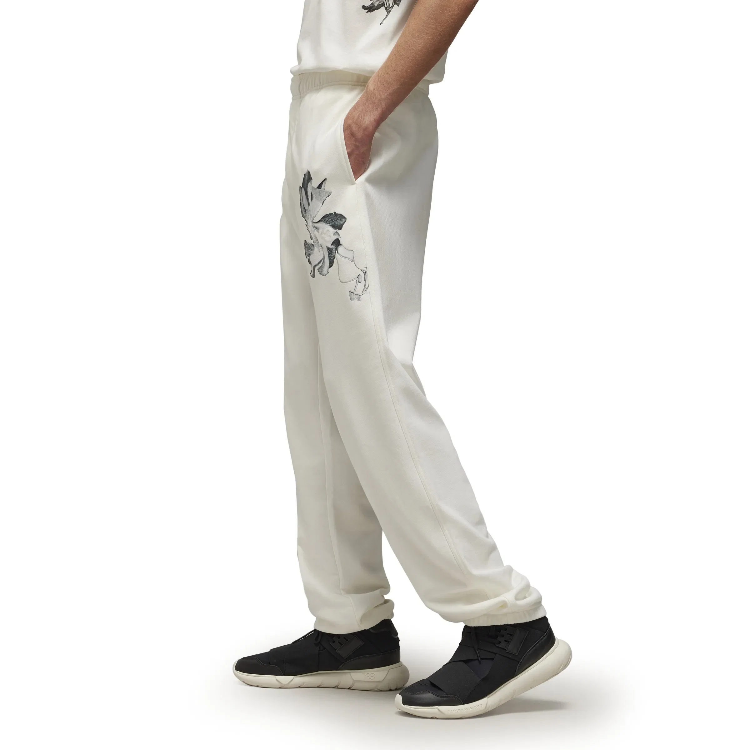 Y-3 GRAPHIC FRENCH TERRY PANTS (UNISEX)