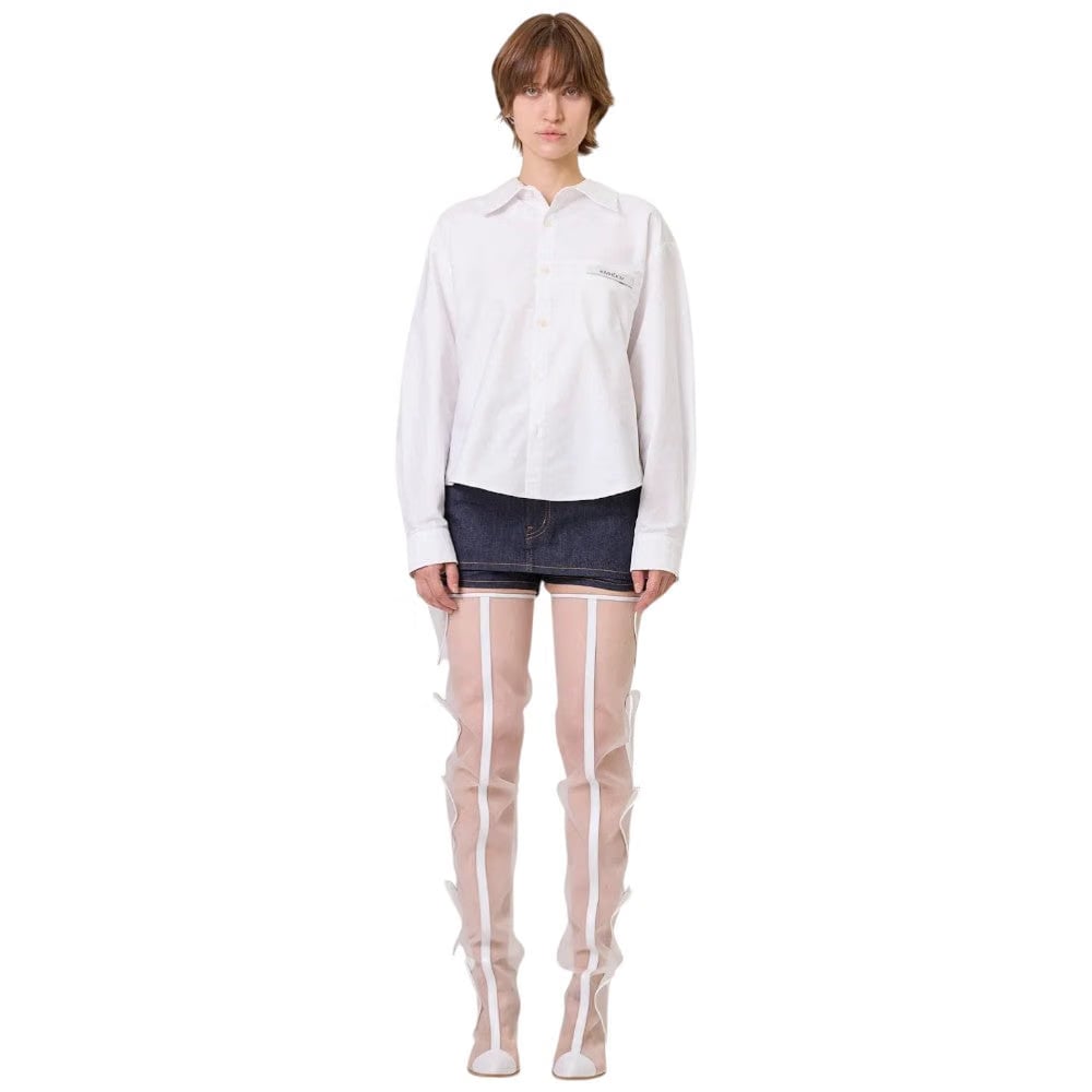 KIMHEKIM BACK HEART CUT-OUT SHIRT