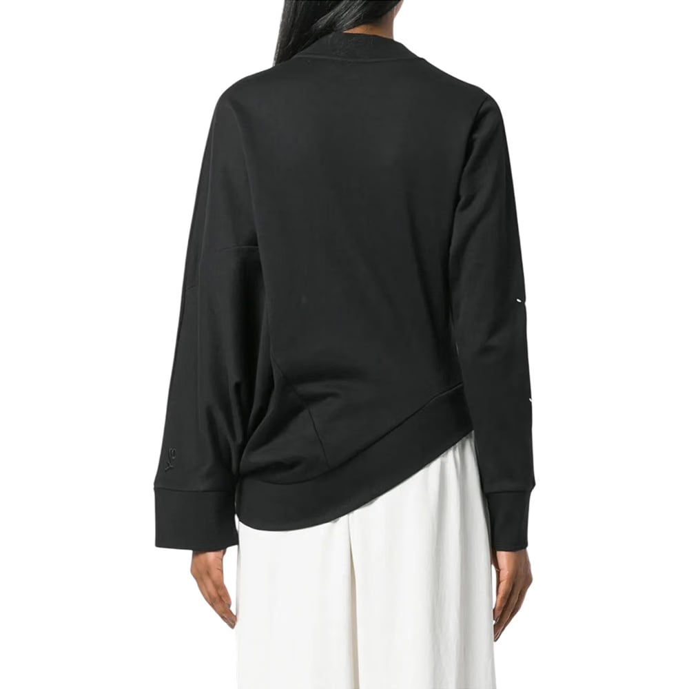 Y-3 WOMEN'S SASHIKO SLOGAN SWEATER