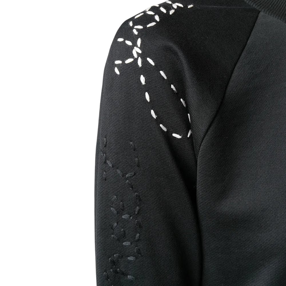 Y-3 WOMEN'S SASHIKO SLOGAN SWEATER