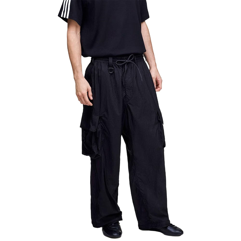 Y-3 NYLON WIRED 3 STRIPES CARGO PANTS