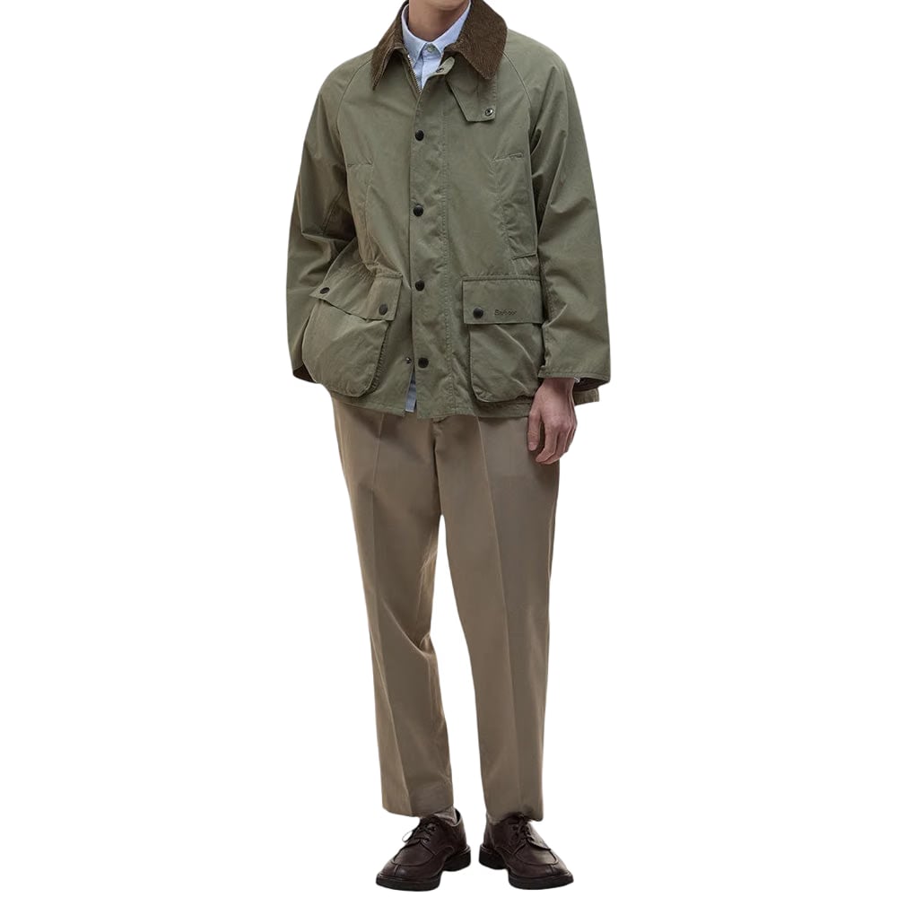 BARBOUR PEACHED OVERSIZED BEDALE CASUAL JACKET