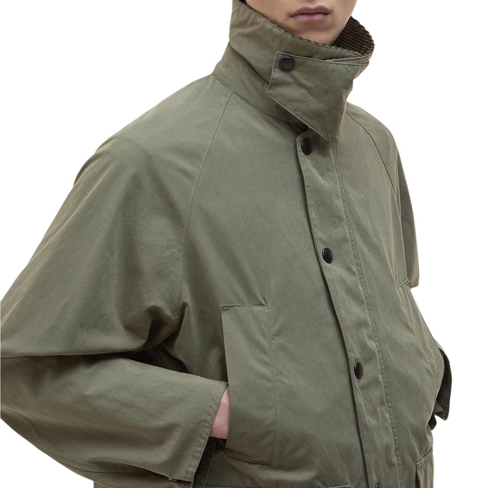 BARBOUR PEACHED OVERSIZED BEDALE CASUAL JACKET
