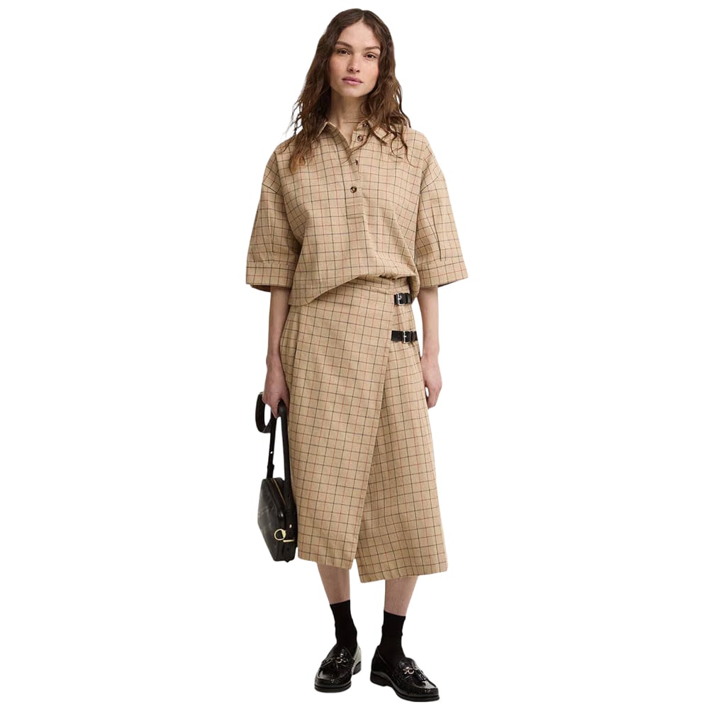 BARBOUR HOLLINGTON TARTAN MIDI SKIRT