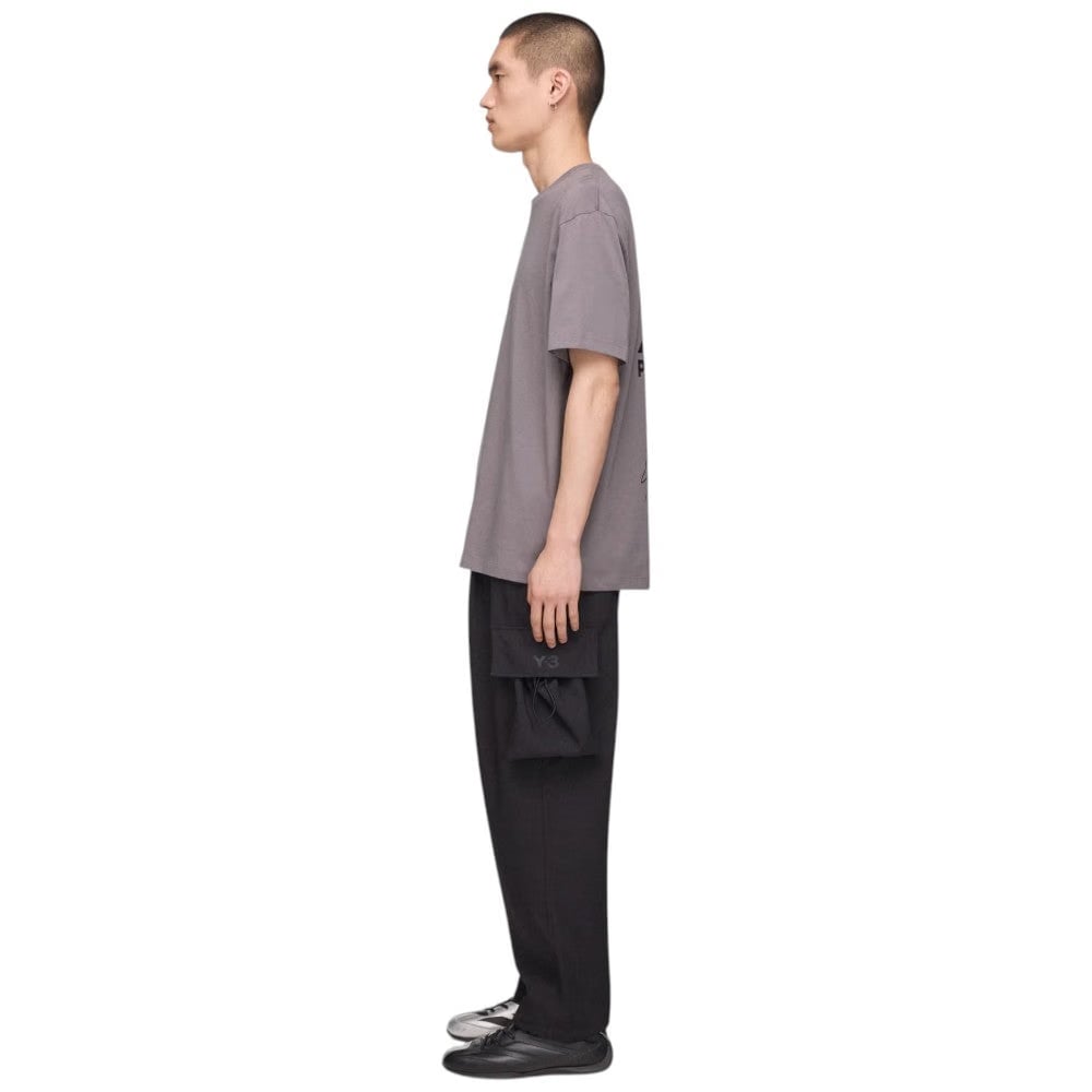 Y-3 MERCEDES LOGO STACK SHORT SLEEVE TEE