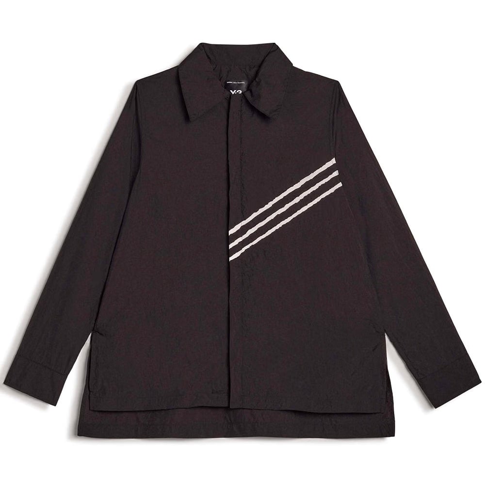 Y-3 RAW EDGE 3 STRIPES SHIRT