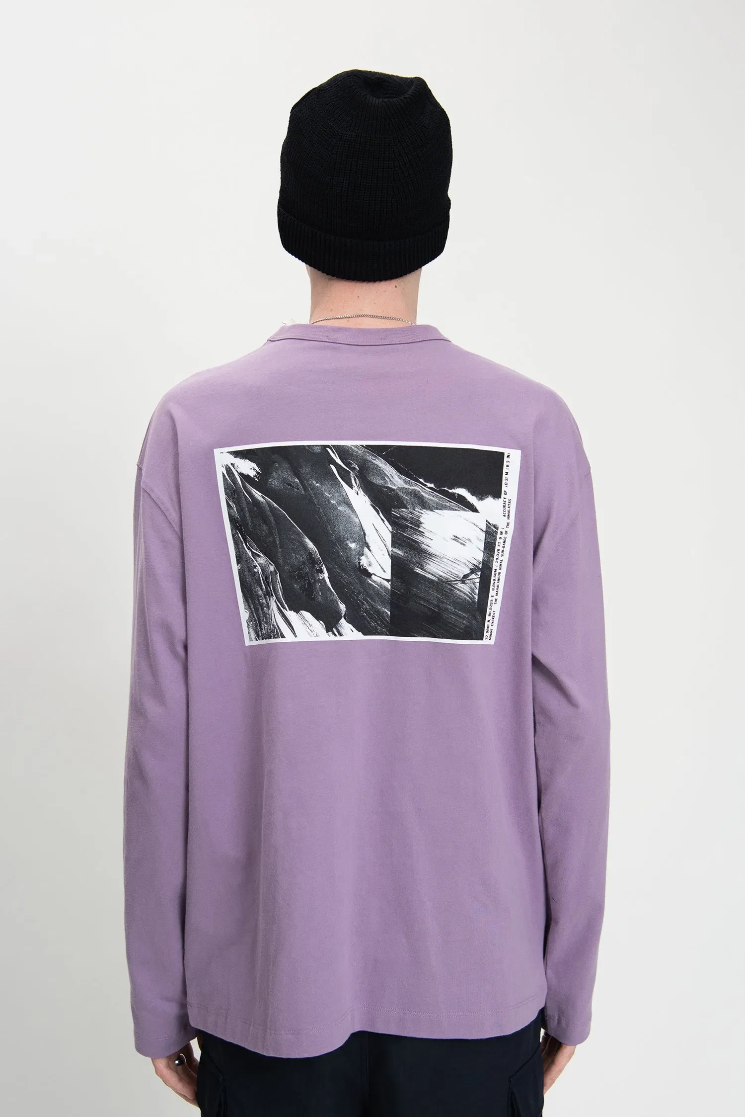Spoonyard cotton back printed pocket long sleeve t-shirt
