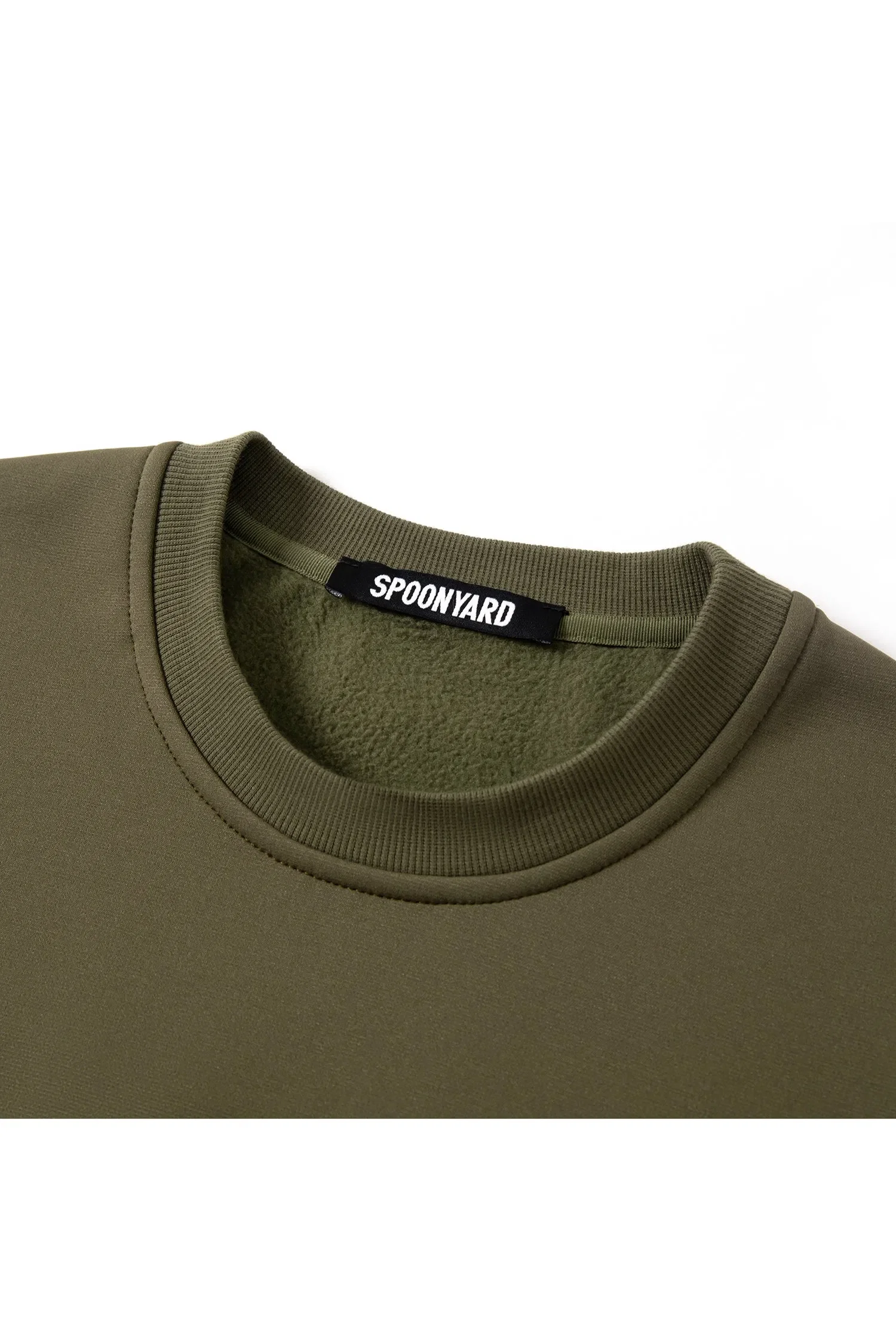 Spoonyard MEN'S WOVEN CHEST POCKET SWEAT SHIRT