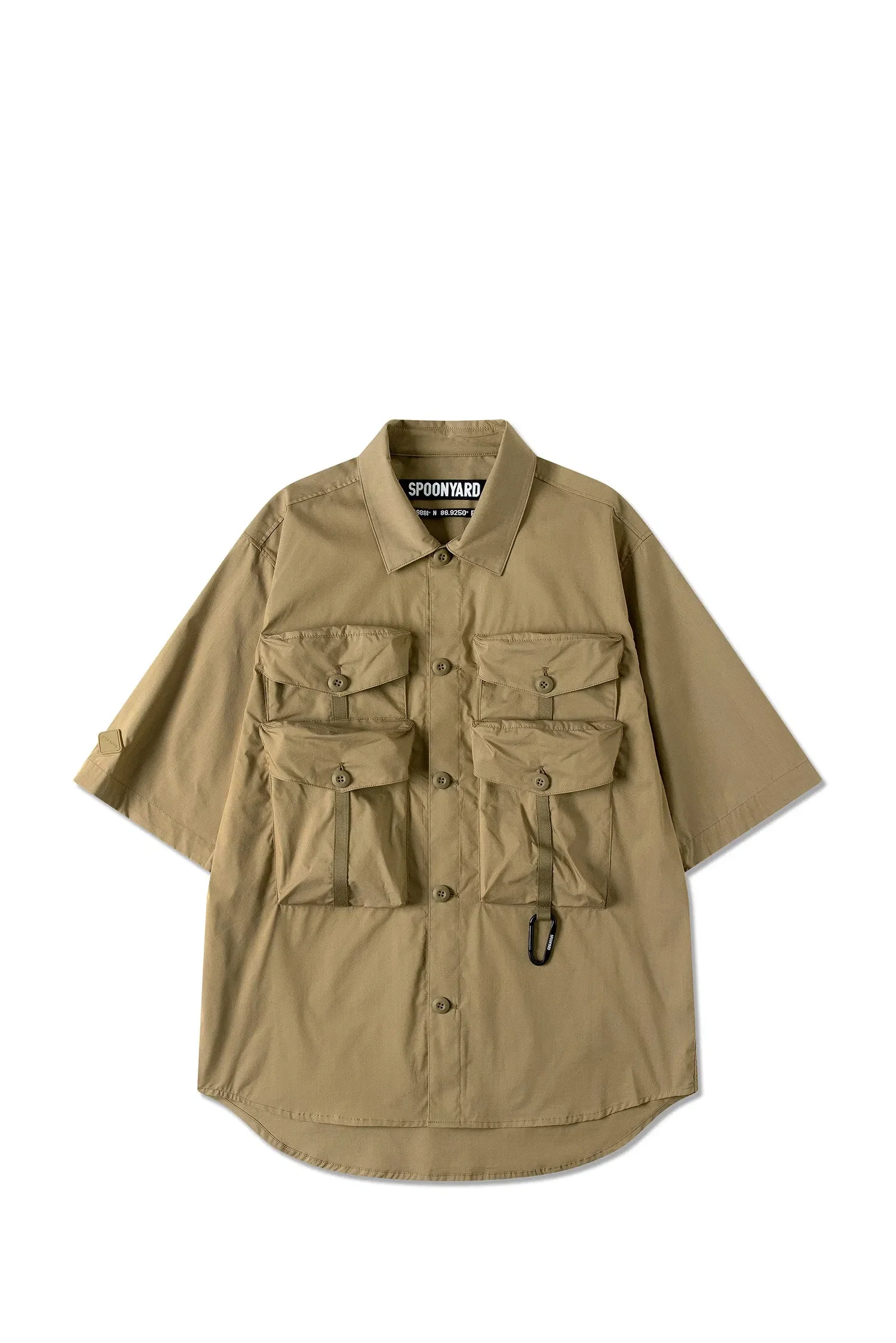 Spoonyard MEN'S COOLMAX® MULTI POCKETS SHORT SLEEVE SHIRT