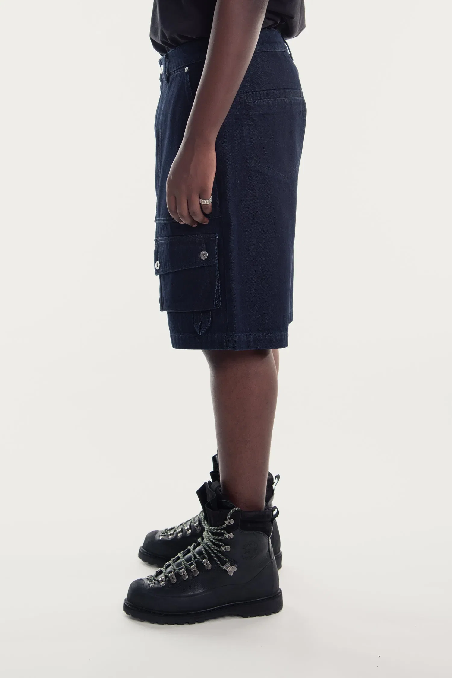 Spoonyard MEN'S DENIM WIDE LEG SHORTS