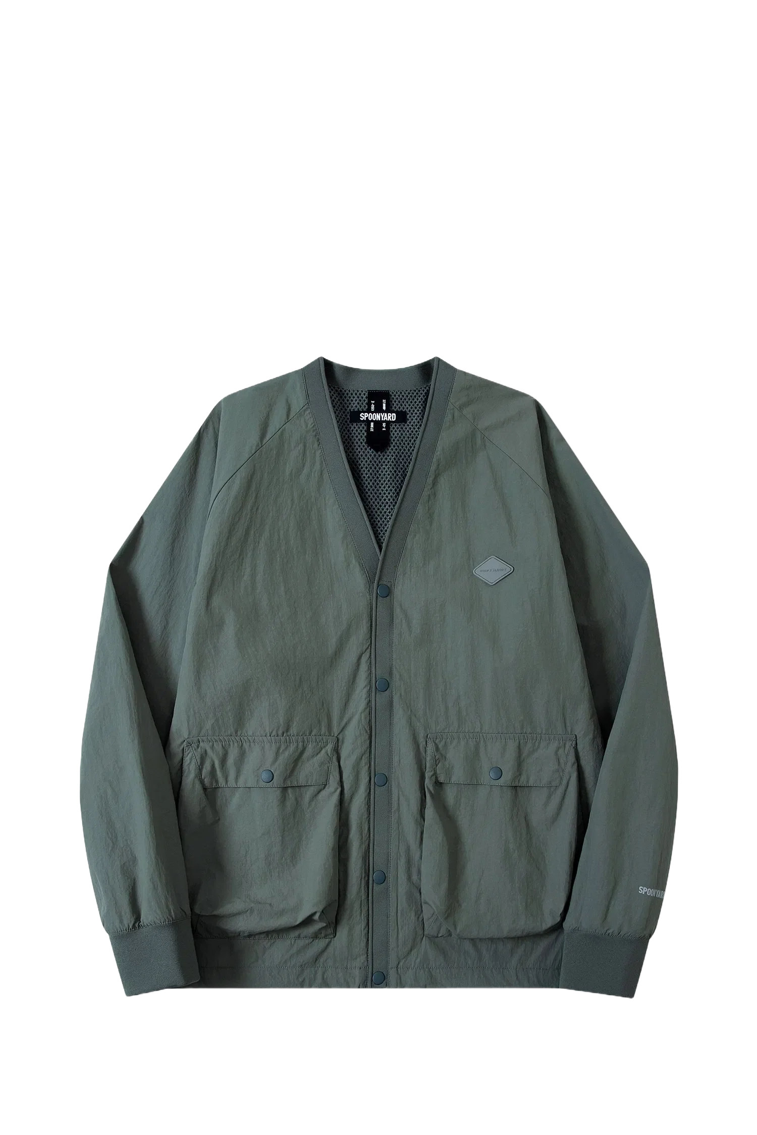 Spoonyard UNISEX FRONT POCKETS NYLON CARDIGAN