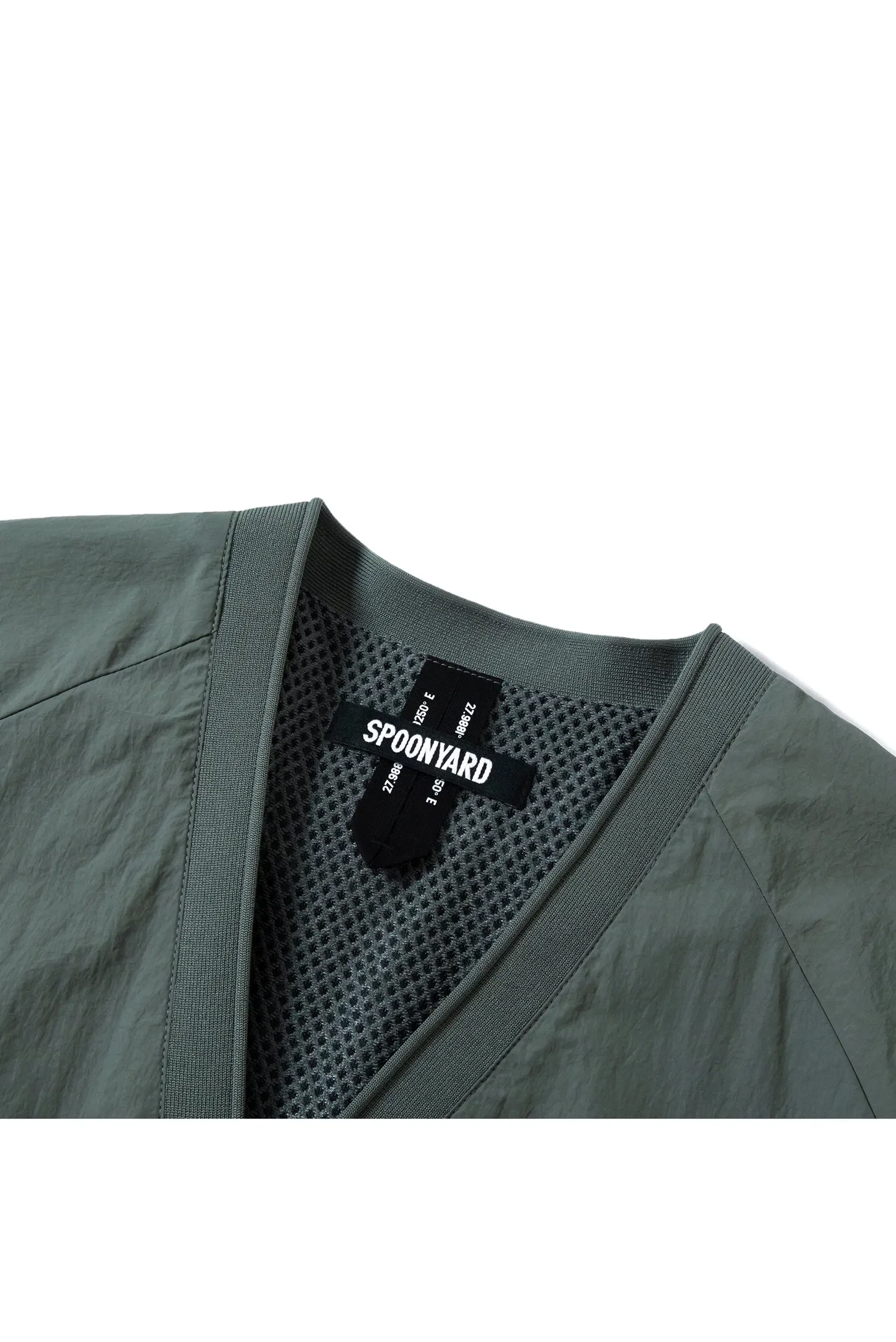 Spoonyard UNISEX FRONT POCKETS NYLON CARDIGAN