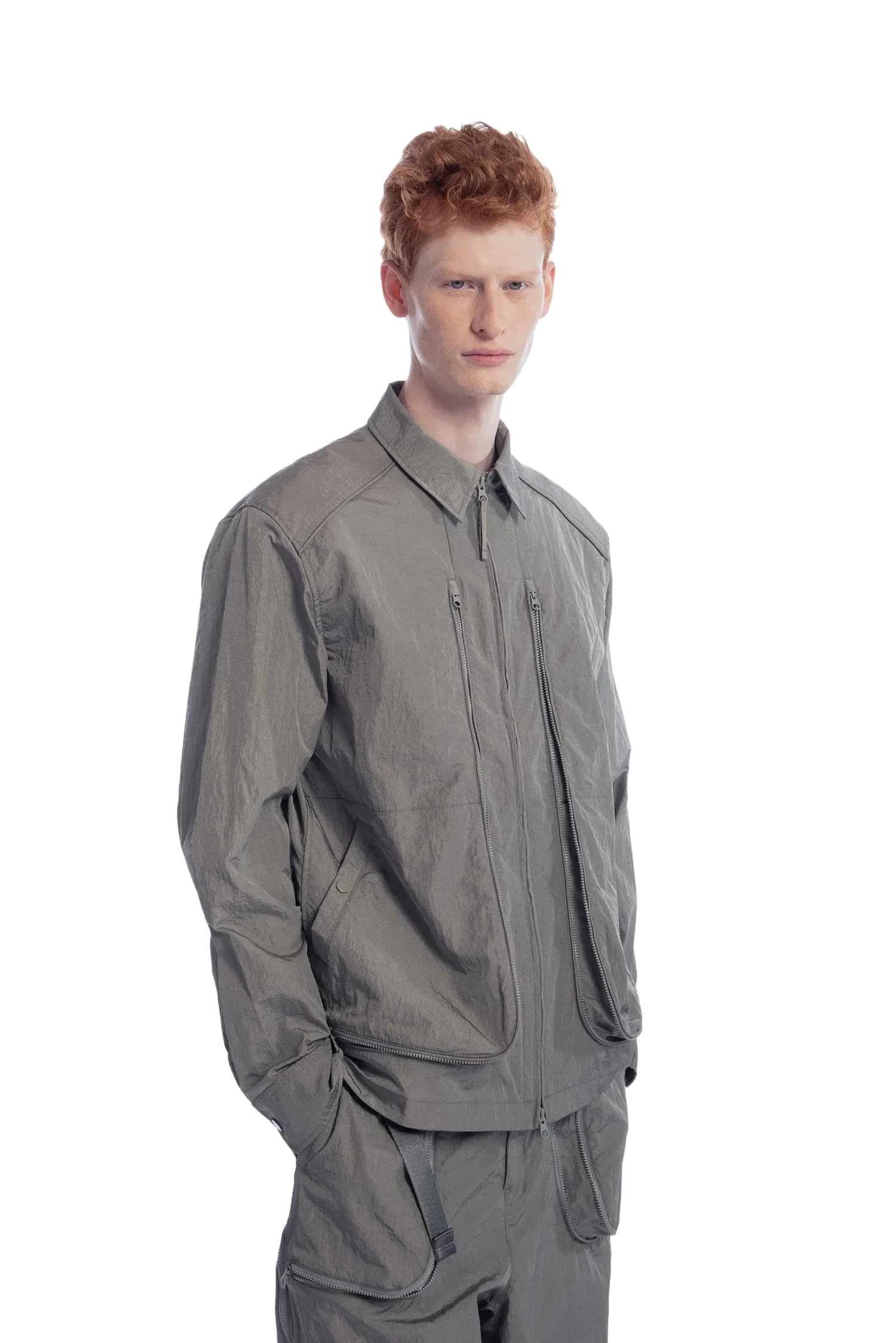 Spoonyard UNISEX ZIPPER POCKETS SHIRT JACKET