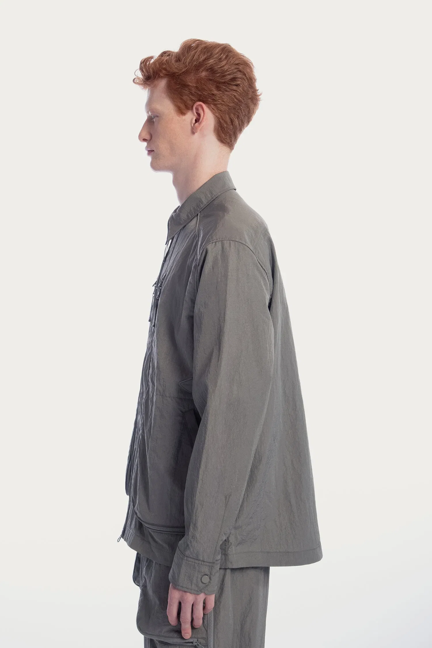 Spoonyard UNISEX ZIPPER POCKETS SHIRT JACKET