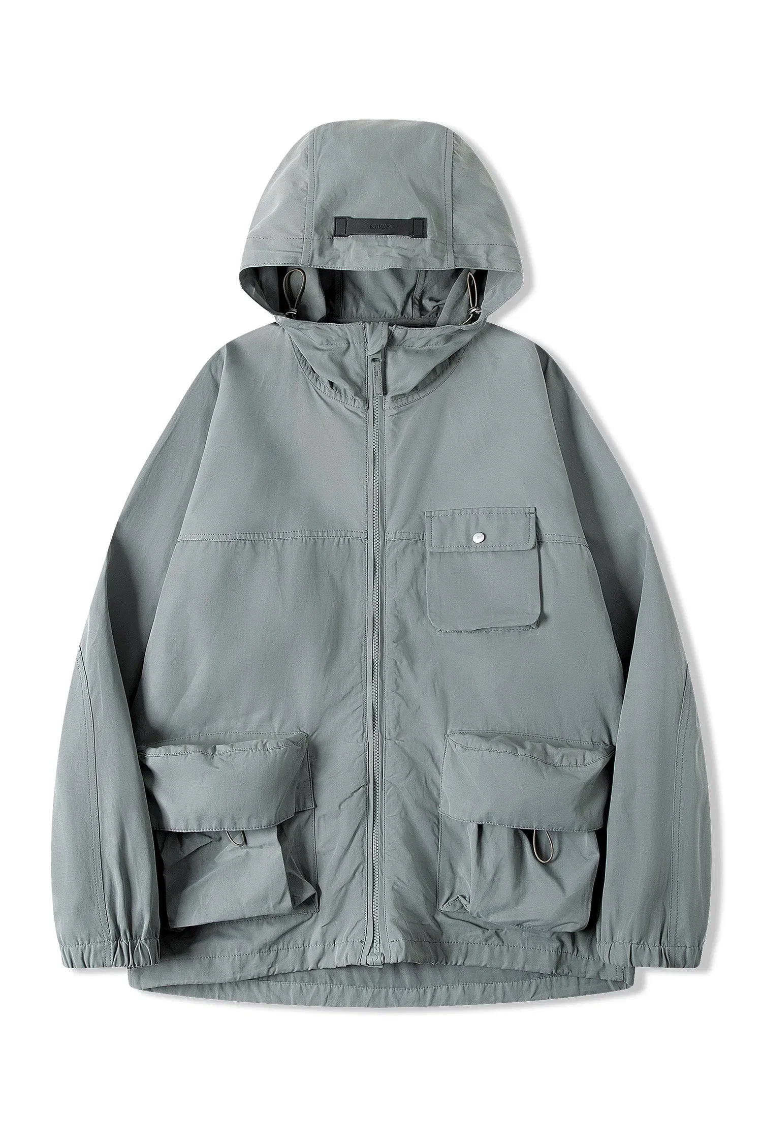 Spoonyard MEN'S WAXED COTTON MAGZIP HOODED JACKET