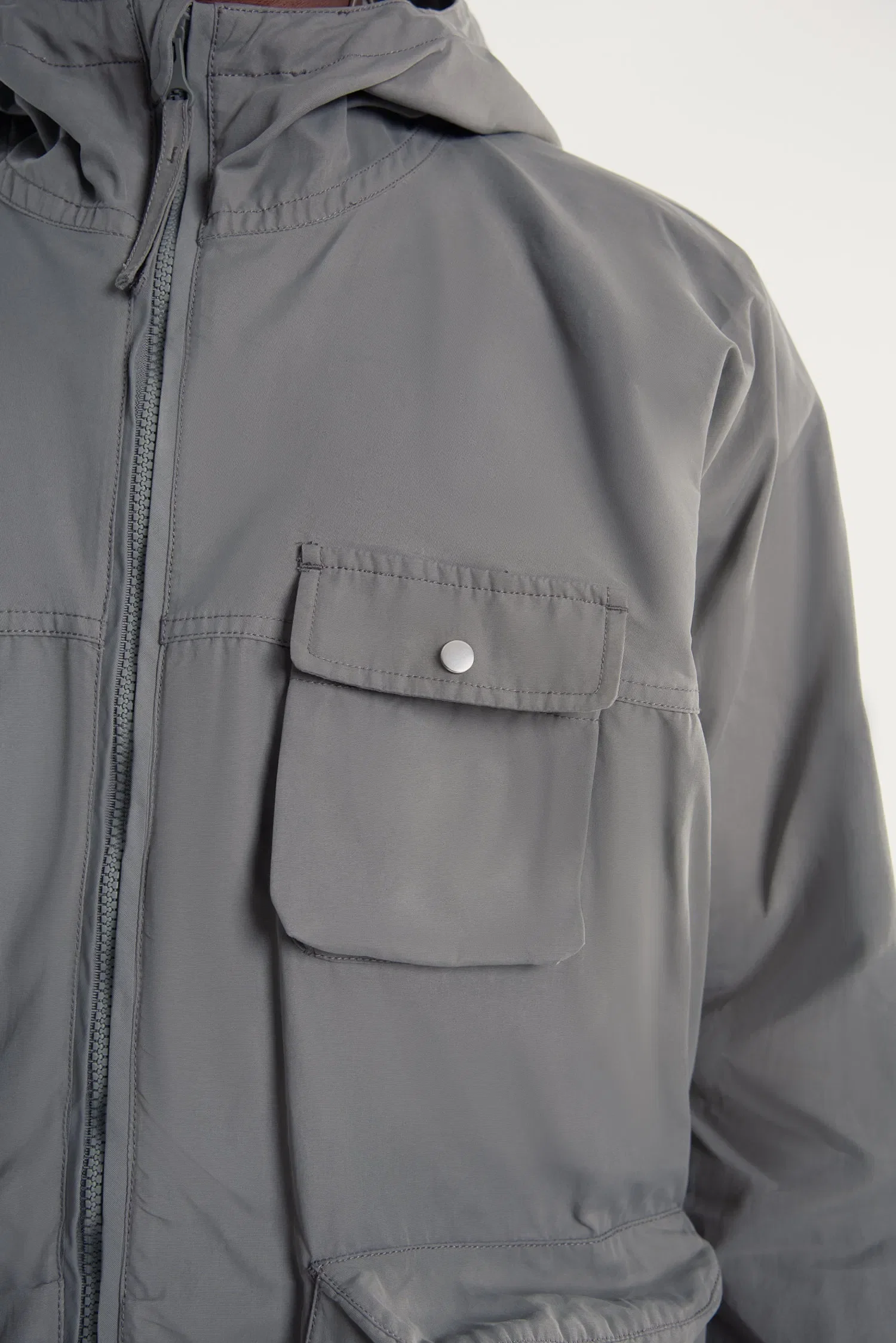 Spoonyard MEN'S WAXED COTTON MAGZIP HOODED JACKET