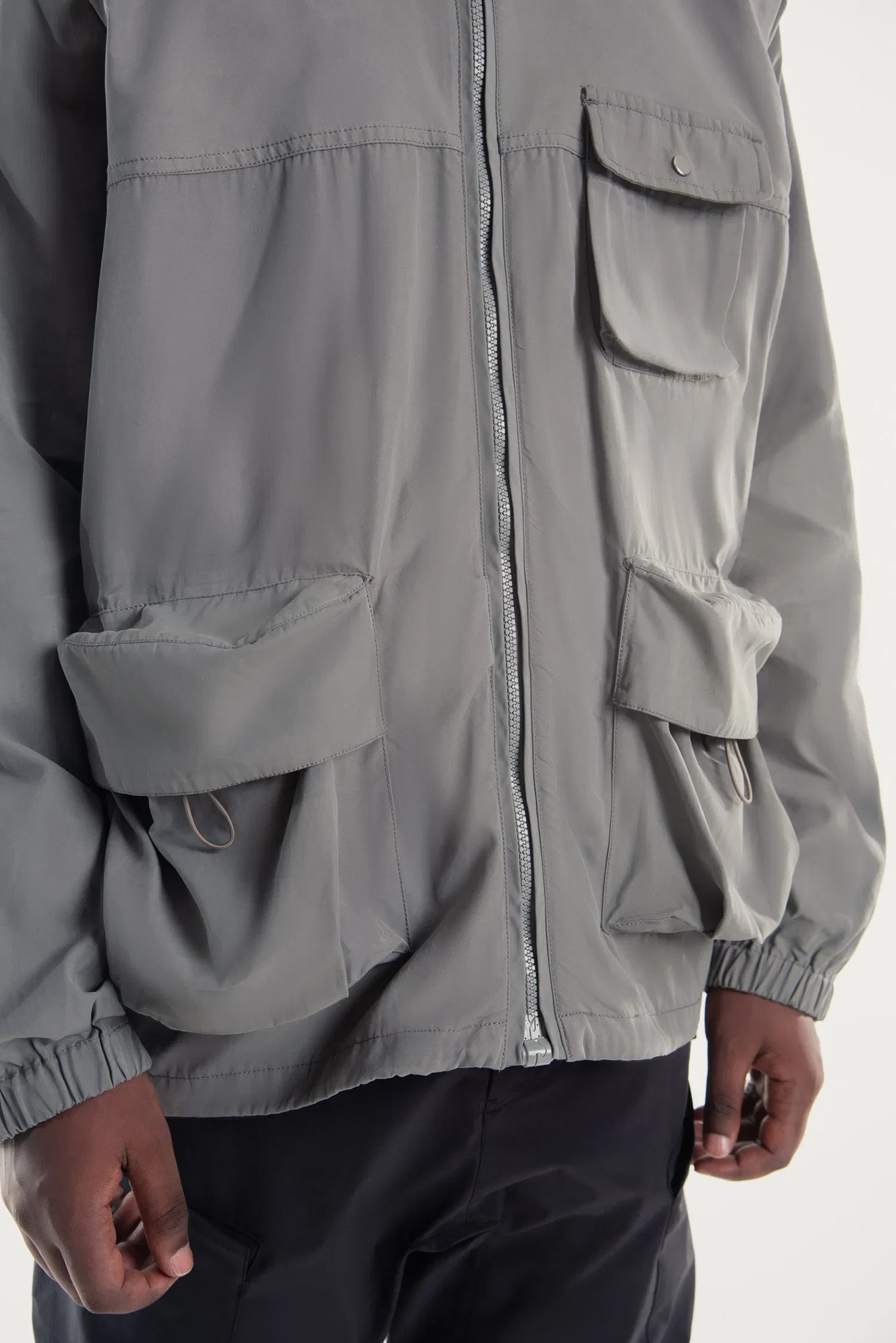 Spoonyard MEN'S WAXED COTTON MAGZIP HOODED JACKET