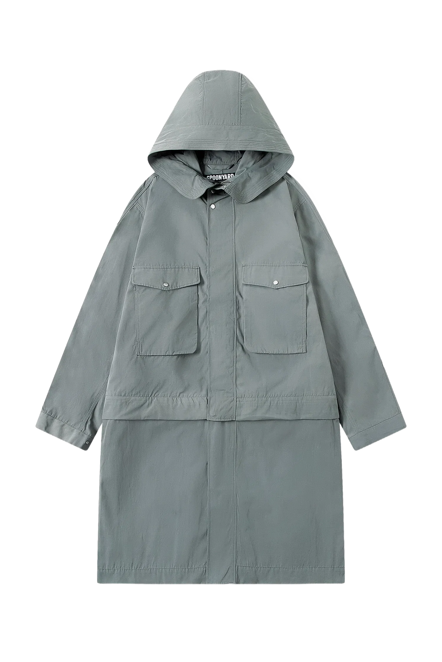 Spoonyard UNISEX WAXED COTTON CONVERTIBLE HOOD PARKA