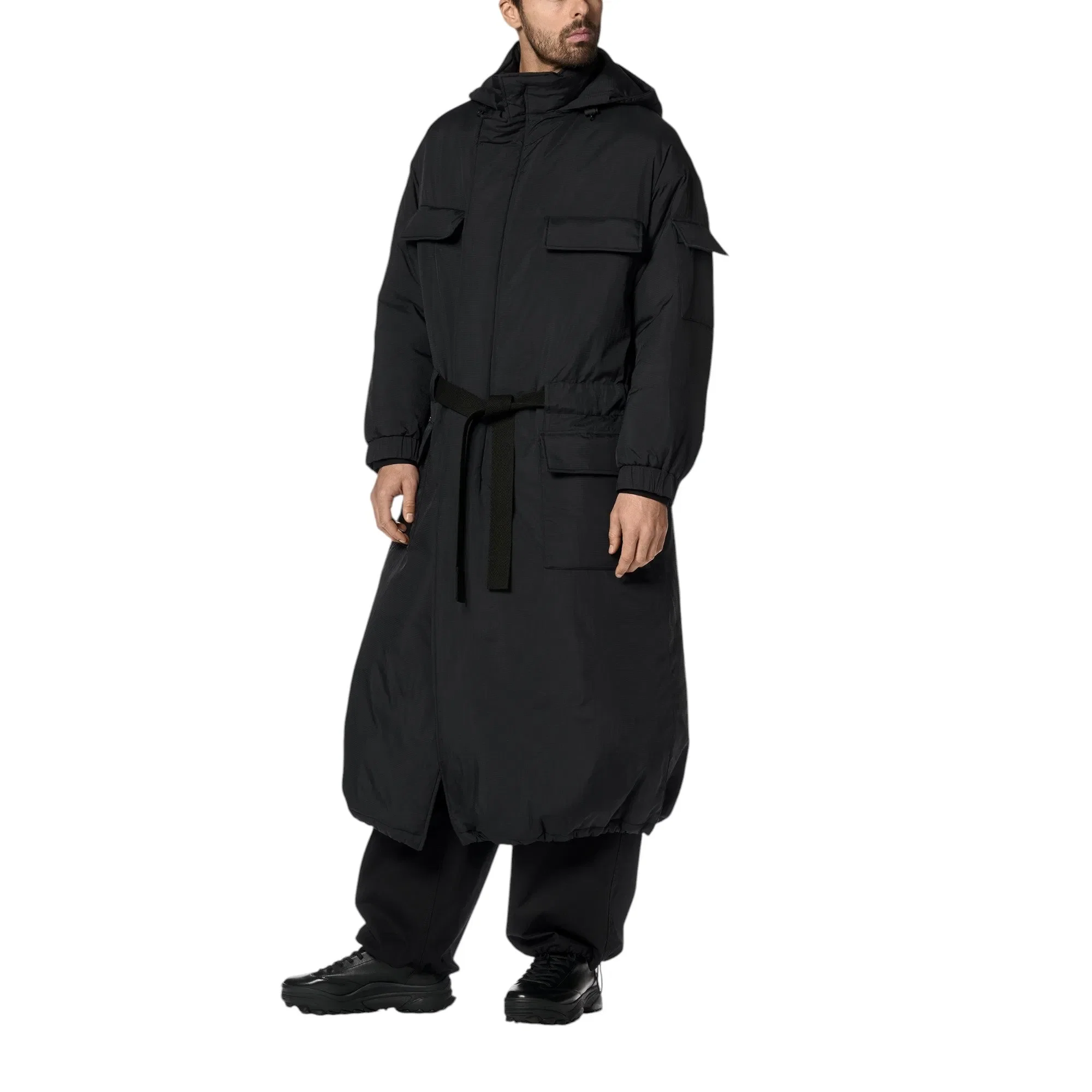 Y-3 PADDED HOODED PARKA