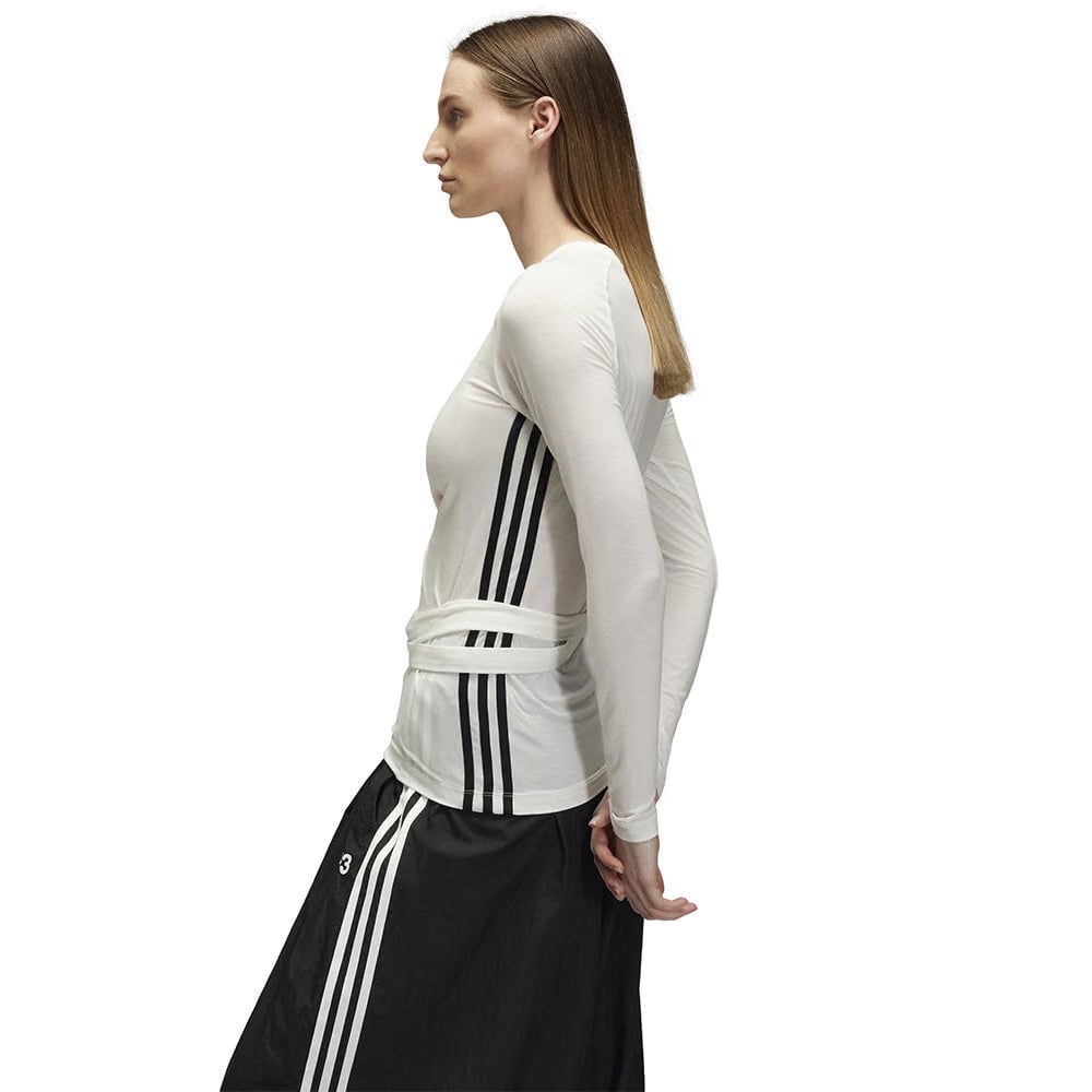 Y-3 TENCEL LONG SLEEVE TEE
