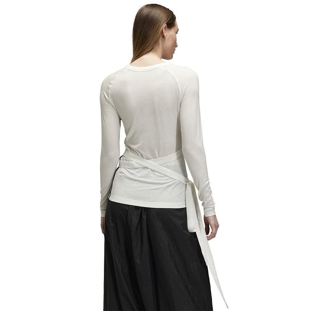 Y-3 TENCEL LONG SLEEVE TEE