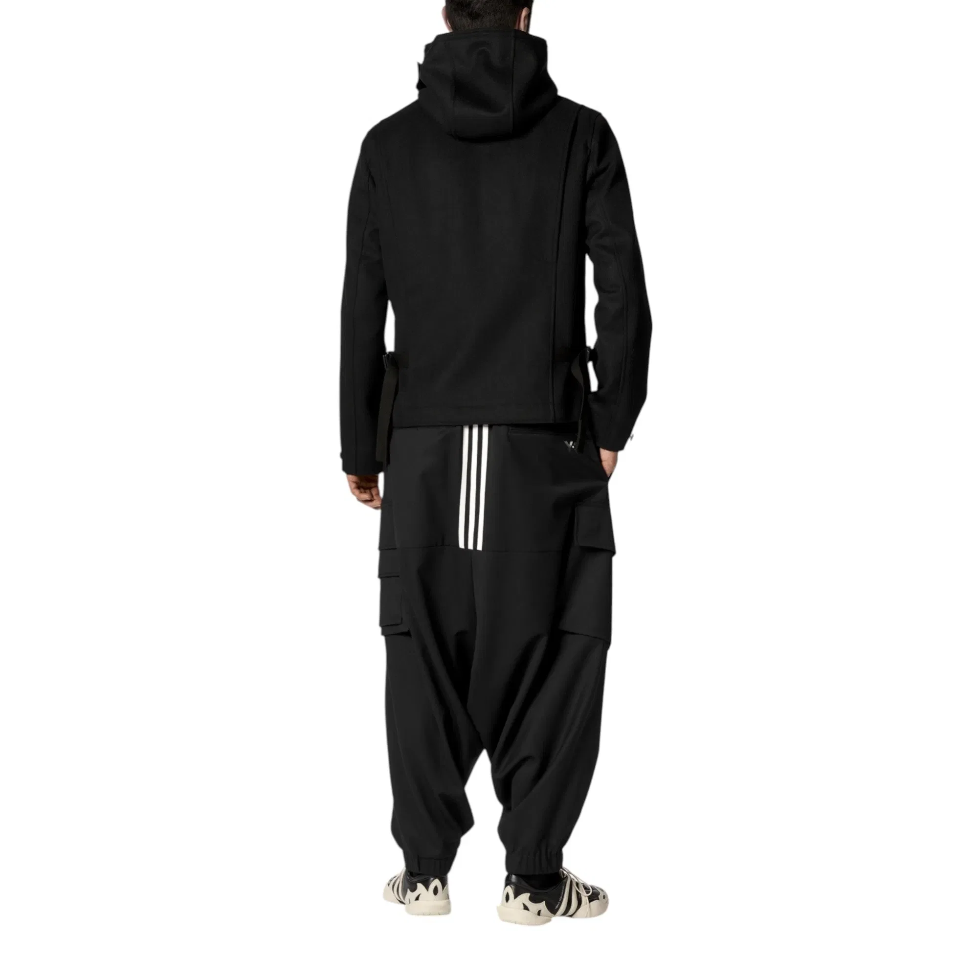Y-3 BONDED MELTON JACKET