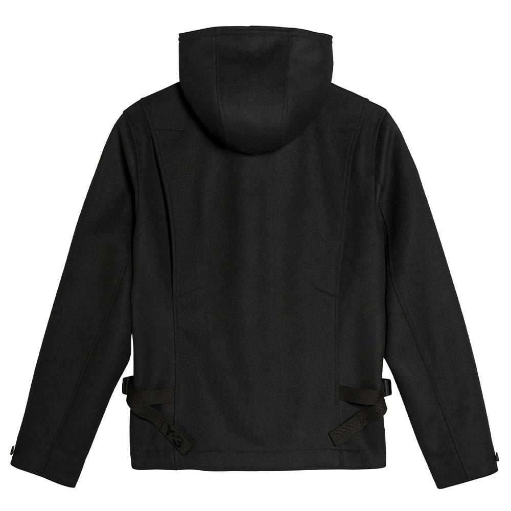 Y-3 BONDED MELTON JACKET