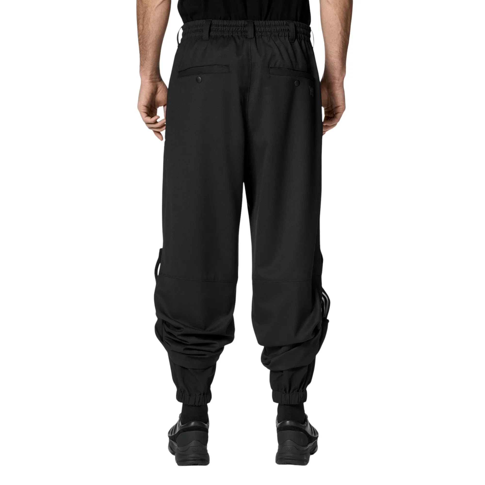 Y-3 REFINED WOOL CUFFED PANTS