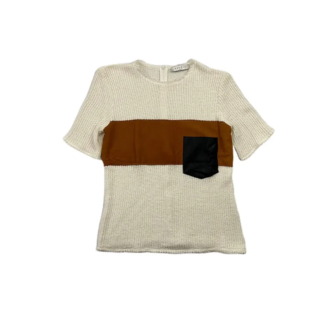 Sandro Color Block T-shirt - Size 1