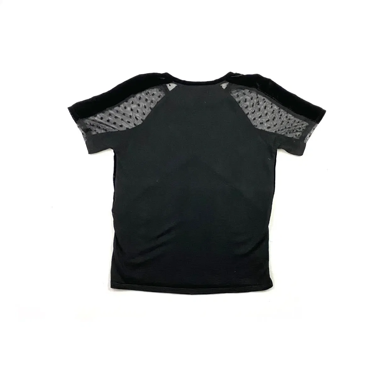 Maje Polka Black T-shirt - Size 1