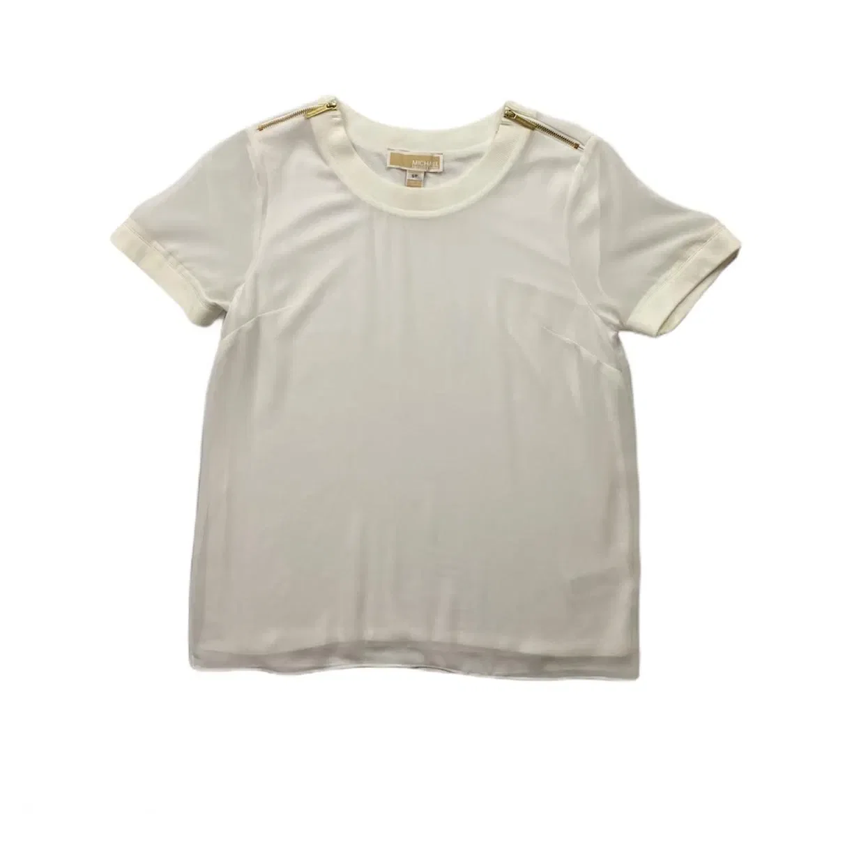 Michael Michael Kors Scoop Neck T-Shirt - Size S