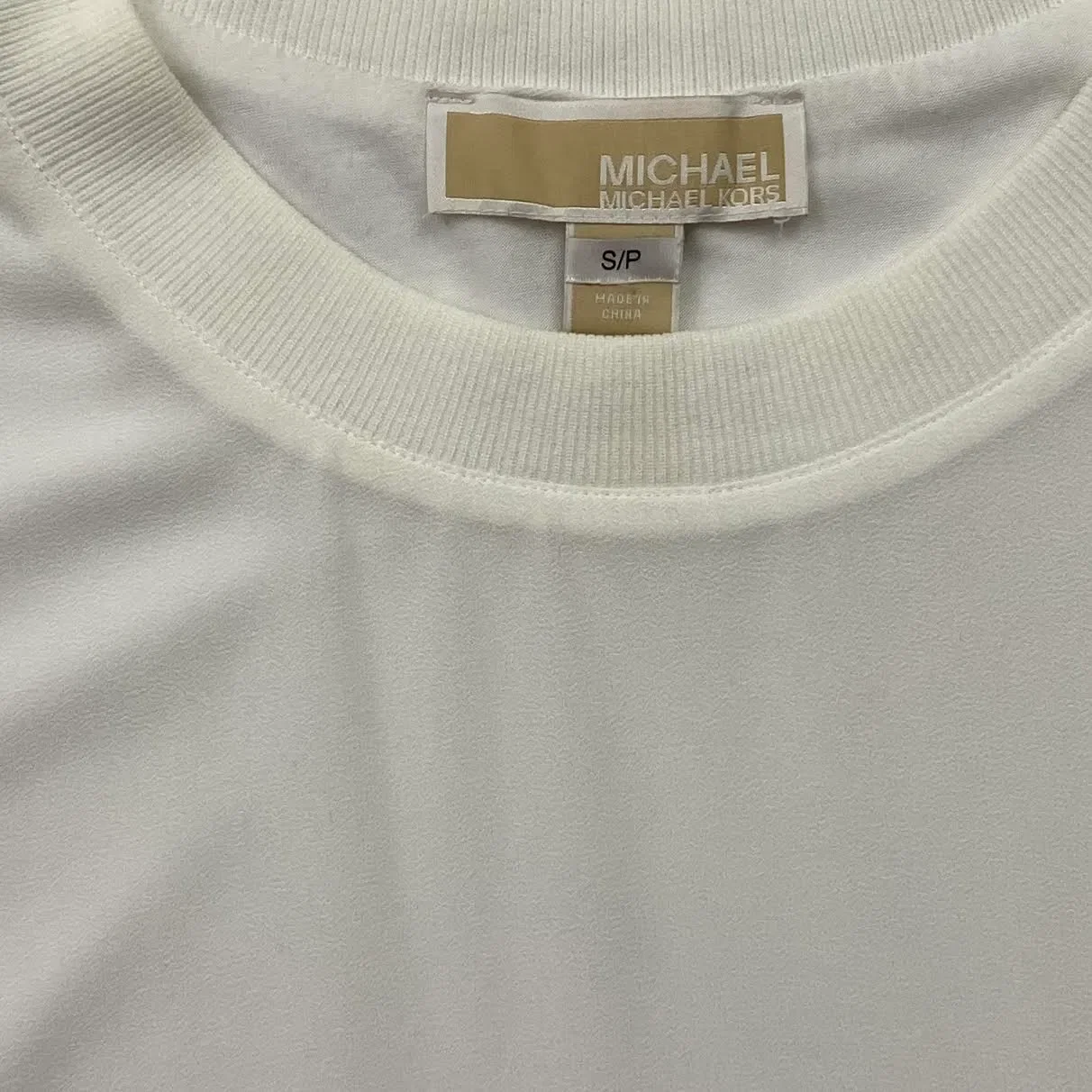 Michael Michael Kors Scoop Neck T-Shirt - Size S