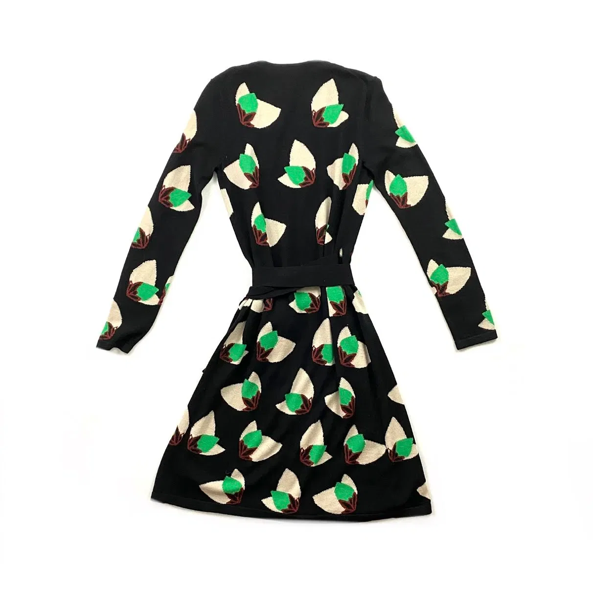 Diane von Furstenberg Wool Wrap Dress - Size S