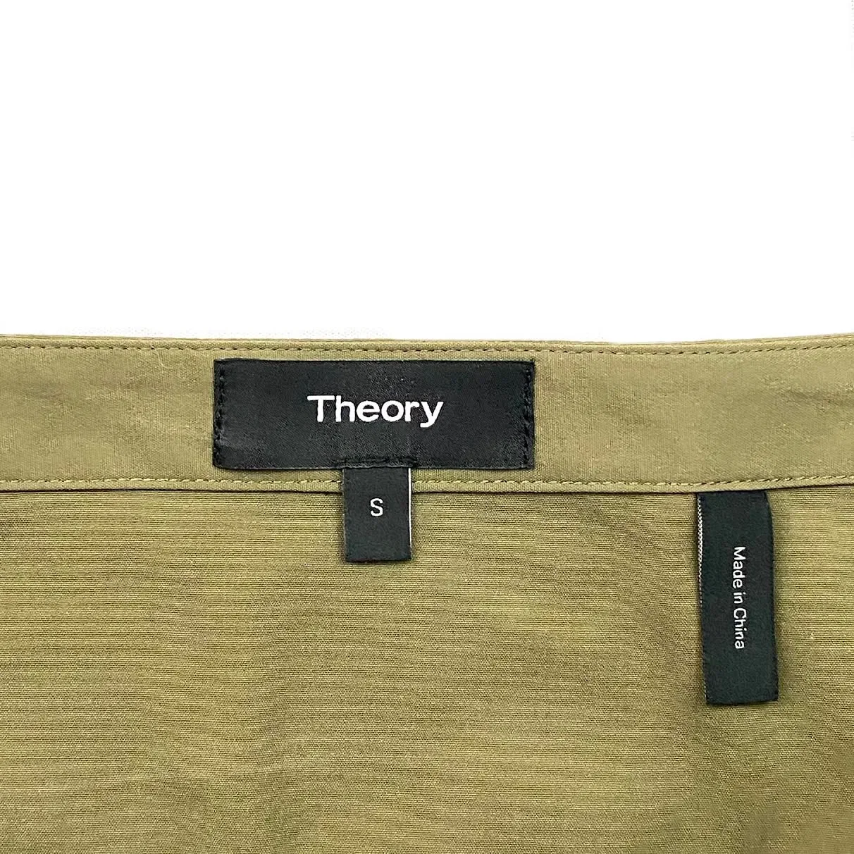 Theory Off-The-Shoulder Button Down Shirt - Size S