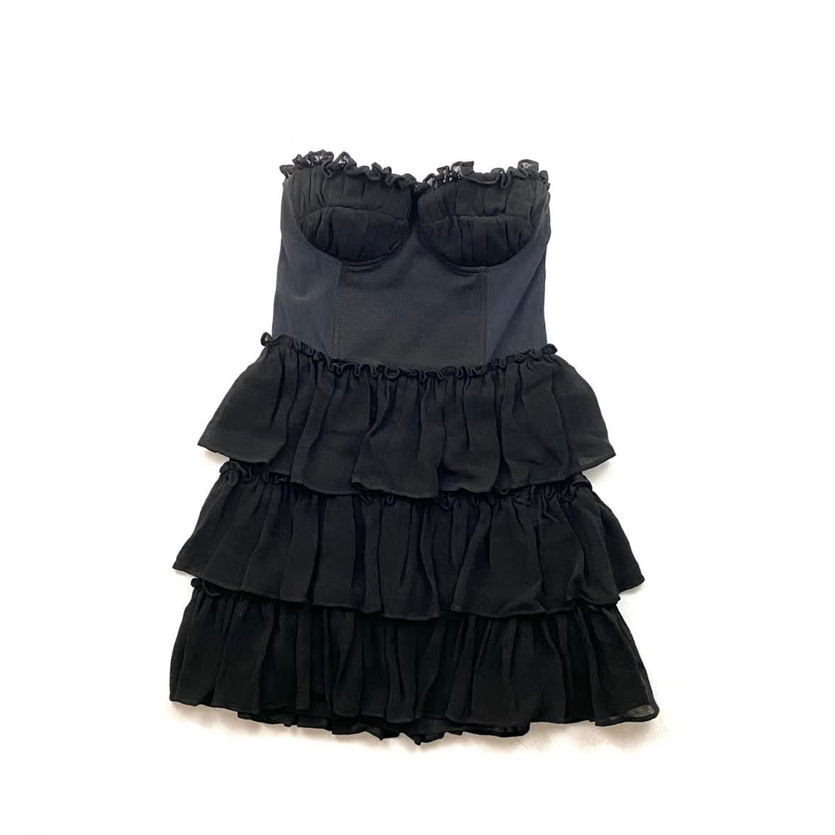 Elizabeth and James Strapless Mini Dress - Size 2