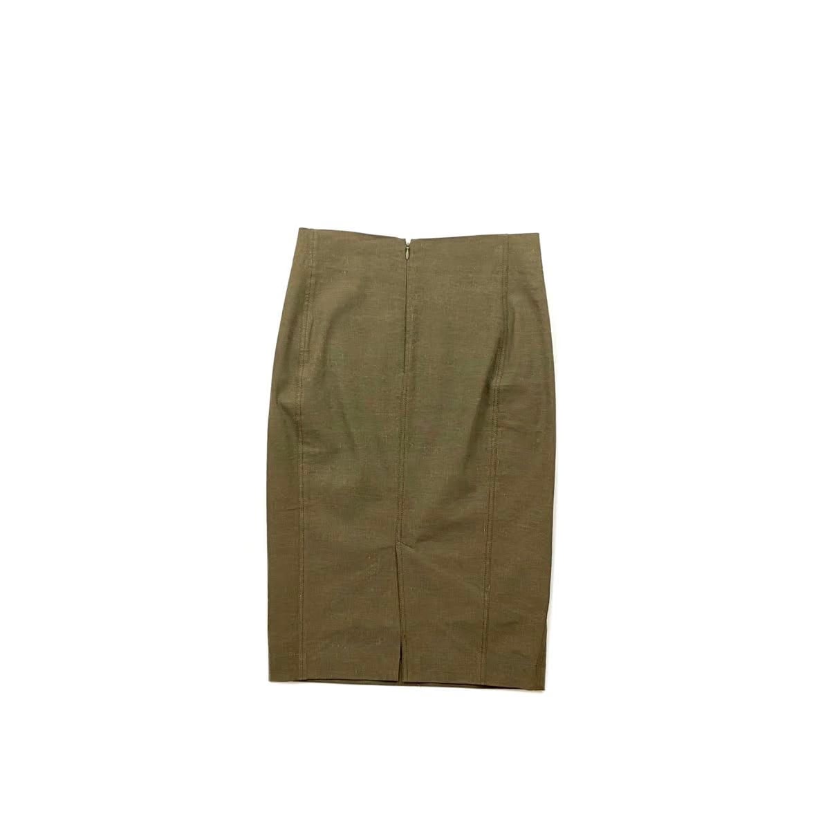 Donna Karan Linen Knee-Length Skirt - Size 4