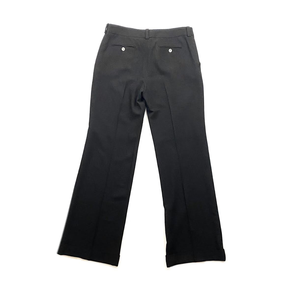 Christian Dior Wool Wide-Leg Pants - Size US 10