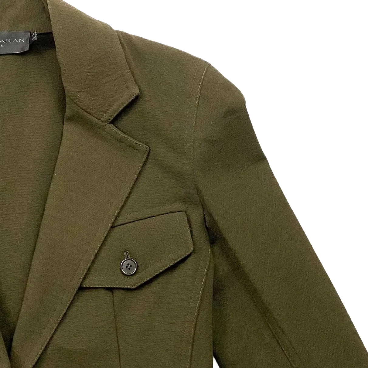 Donna Karan Notch Lapel Wool Blazer - Size 6