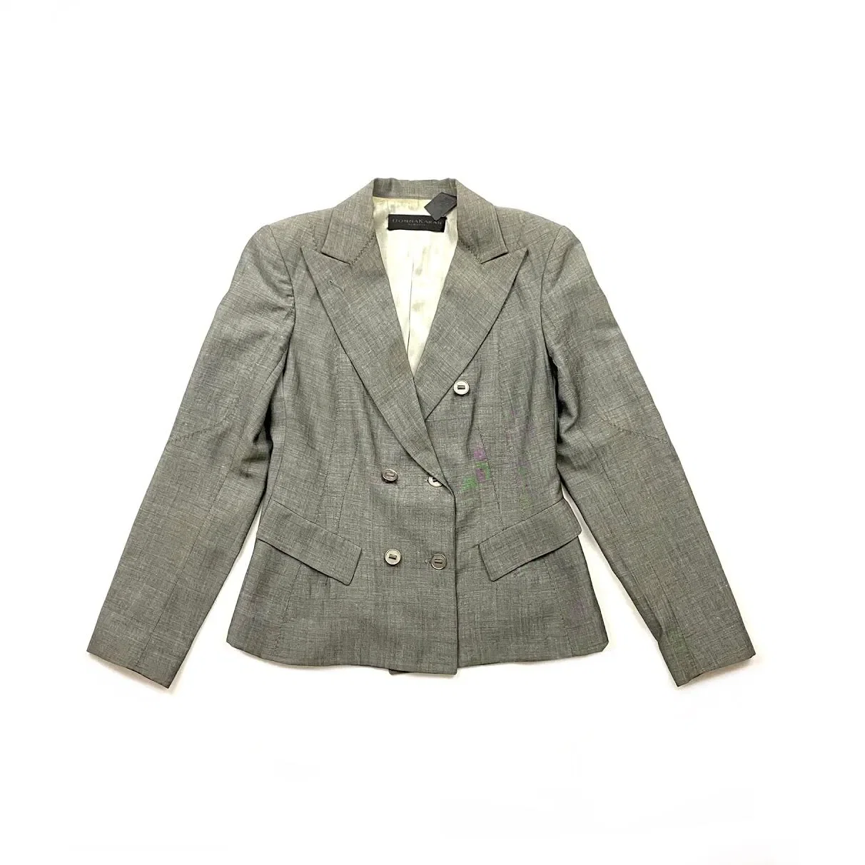 Donna Karan Peak Lapel Wool Blazer - Size 6