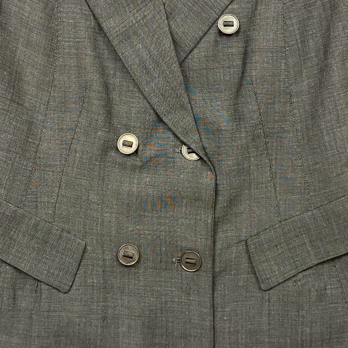Donna Karan Peak Lapel Wool Blazer - Size 6
