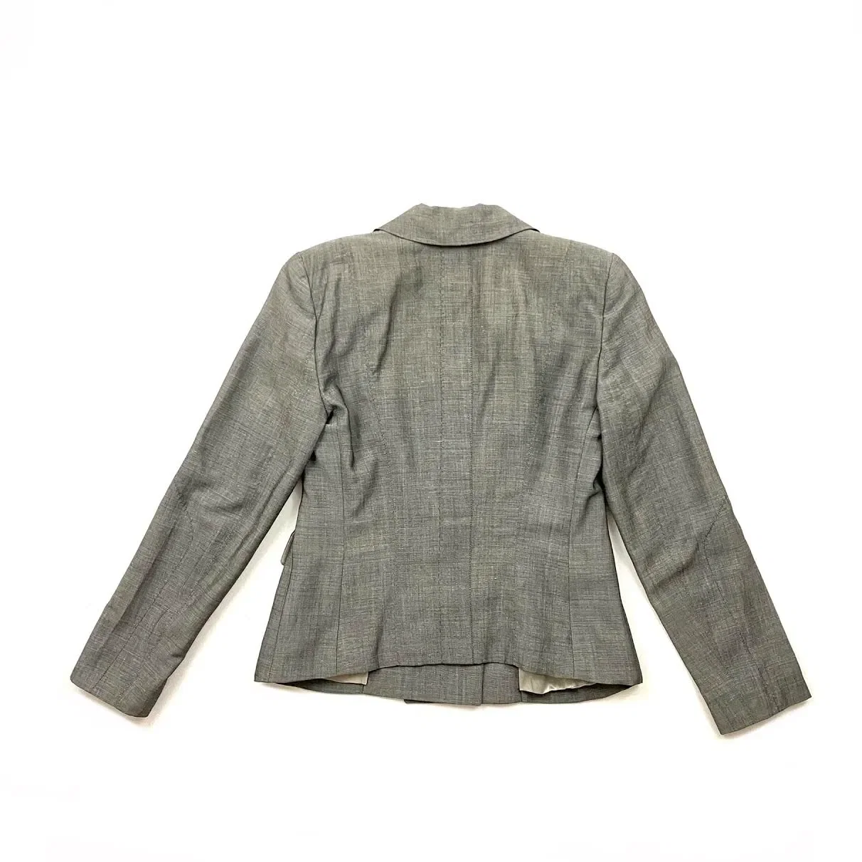 Donna Karan Peak Lapel Wool Blazer - Size 6