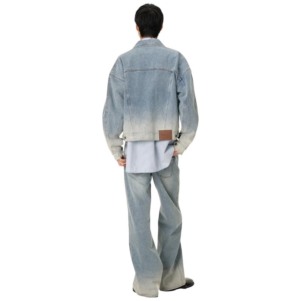 FENG CHEN WANG DECONSTRUCTED DENIM JACKET