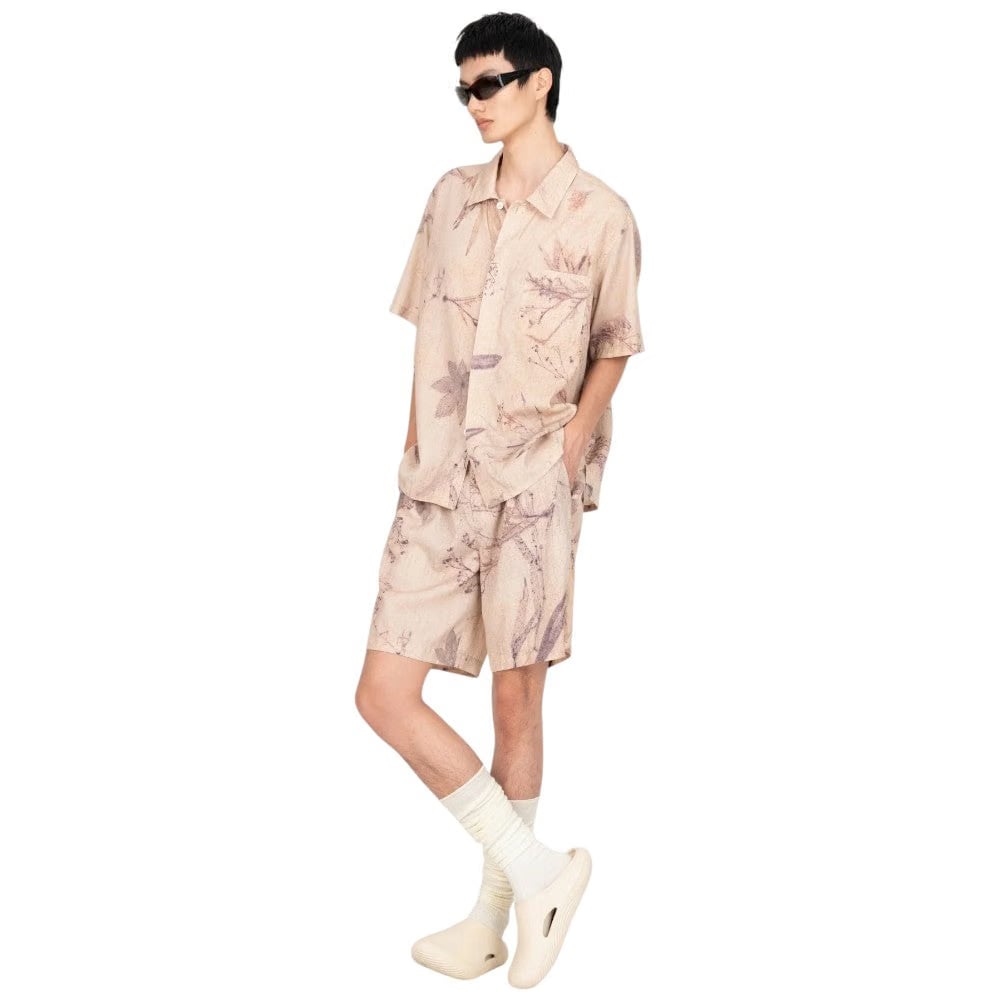FENG CHEN WANG PRINTED PLANT DYE SHIRT