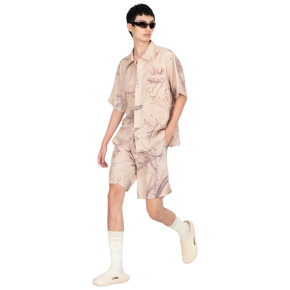 FENG CHEN WANG PRINTED PLANT DYE SHIRT