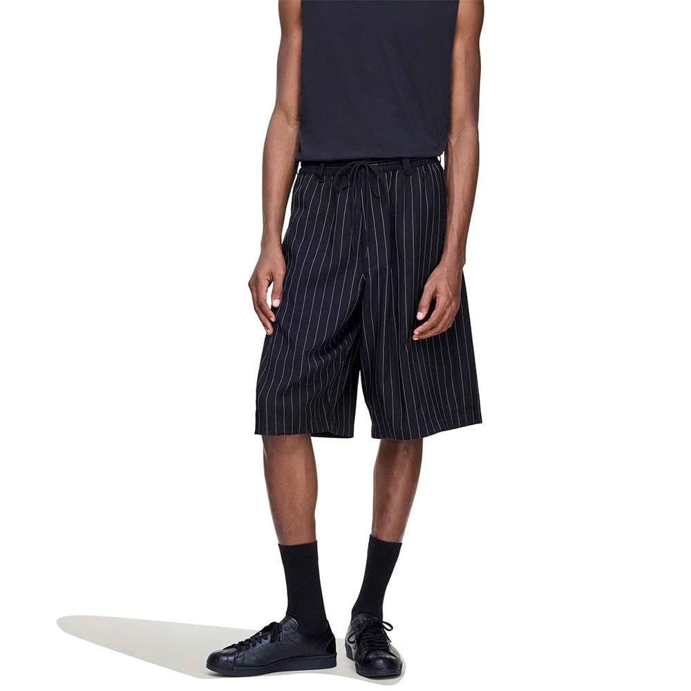 Y-3 PINSTRIPE SPORT UNIFORM SHORTS